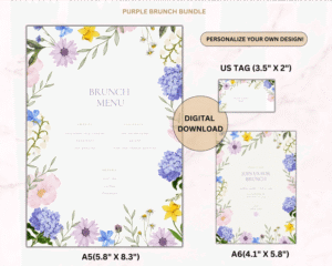 Purple brunch bundle